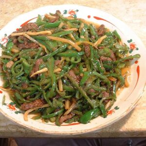 Beef with Green Pepper & Onion