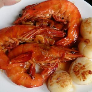 Mixed Seafood in Garlic Sauce